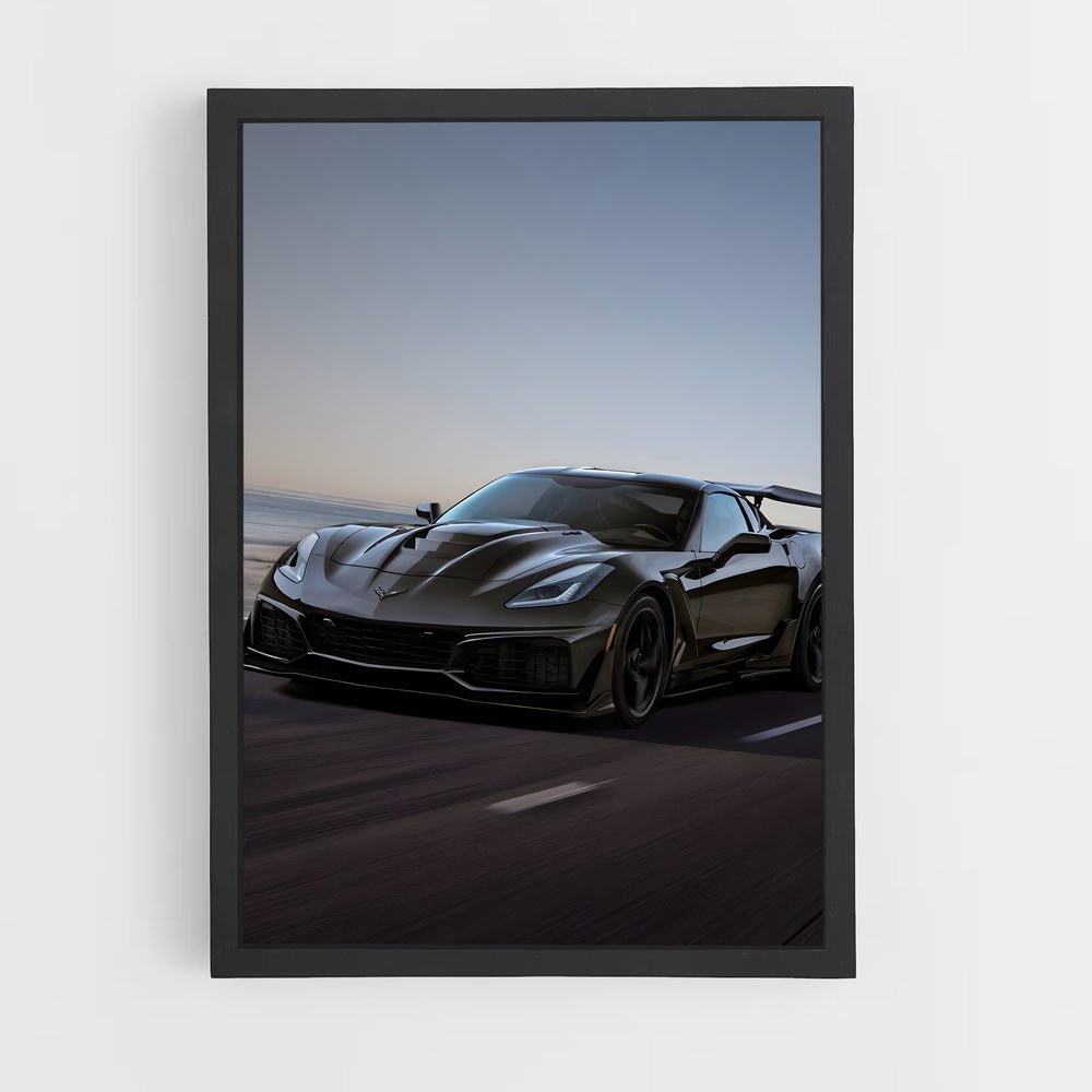Poster Corvette Legend – affiche Chevrolet (vue 2)